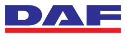 Daf logo, wordmark version, on a transparent background