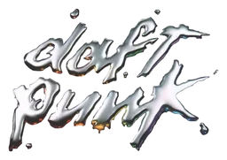 Daft Punk logo, monochrome version, on a transparent background