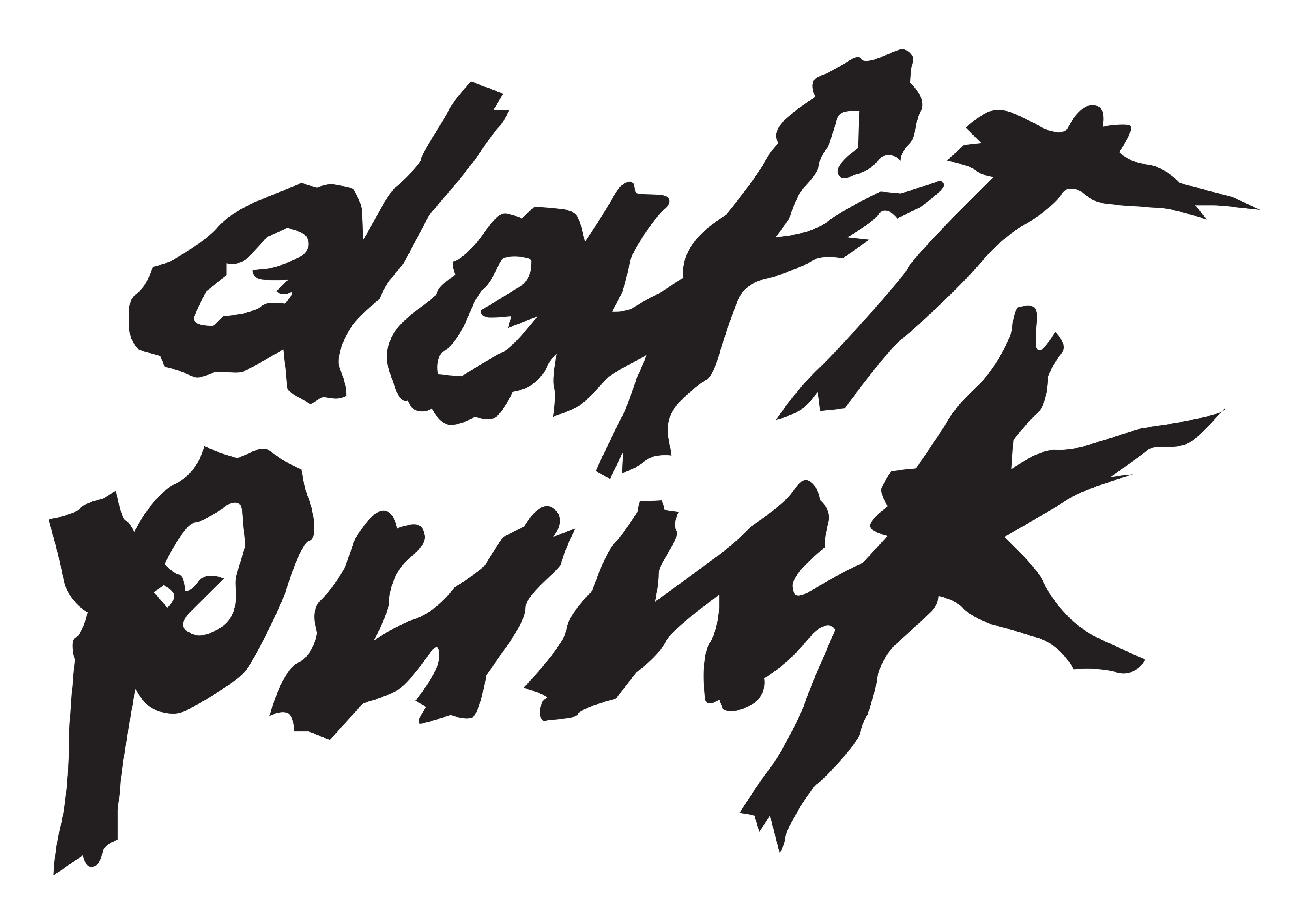Daft Punk logo on a transparent background