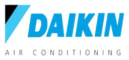 Daikin logo, horizontal version, on a transparent background