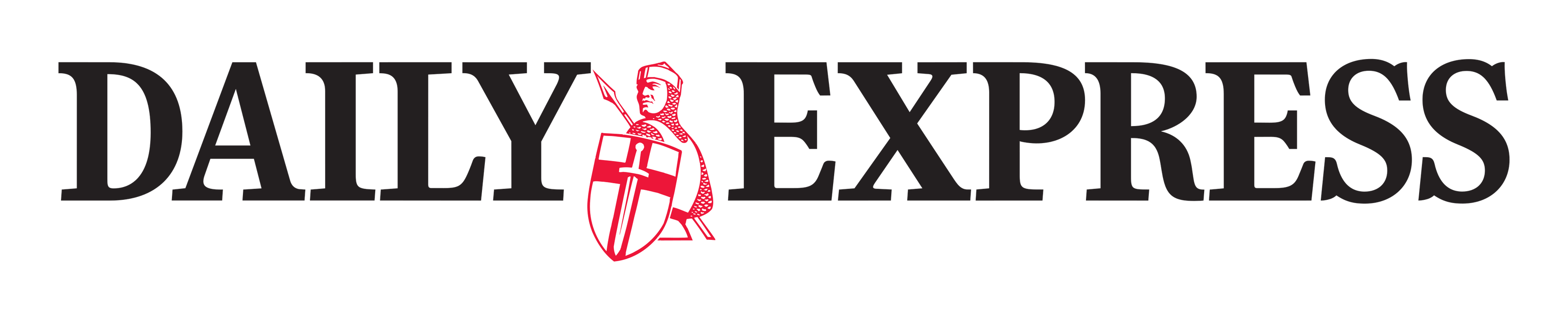 Daily Express Logo auf transparentem Hintergrund