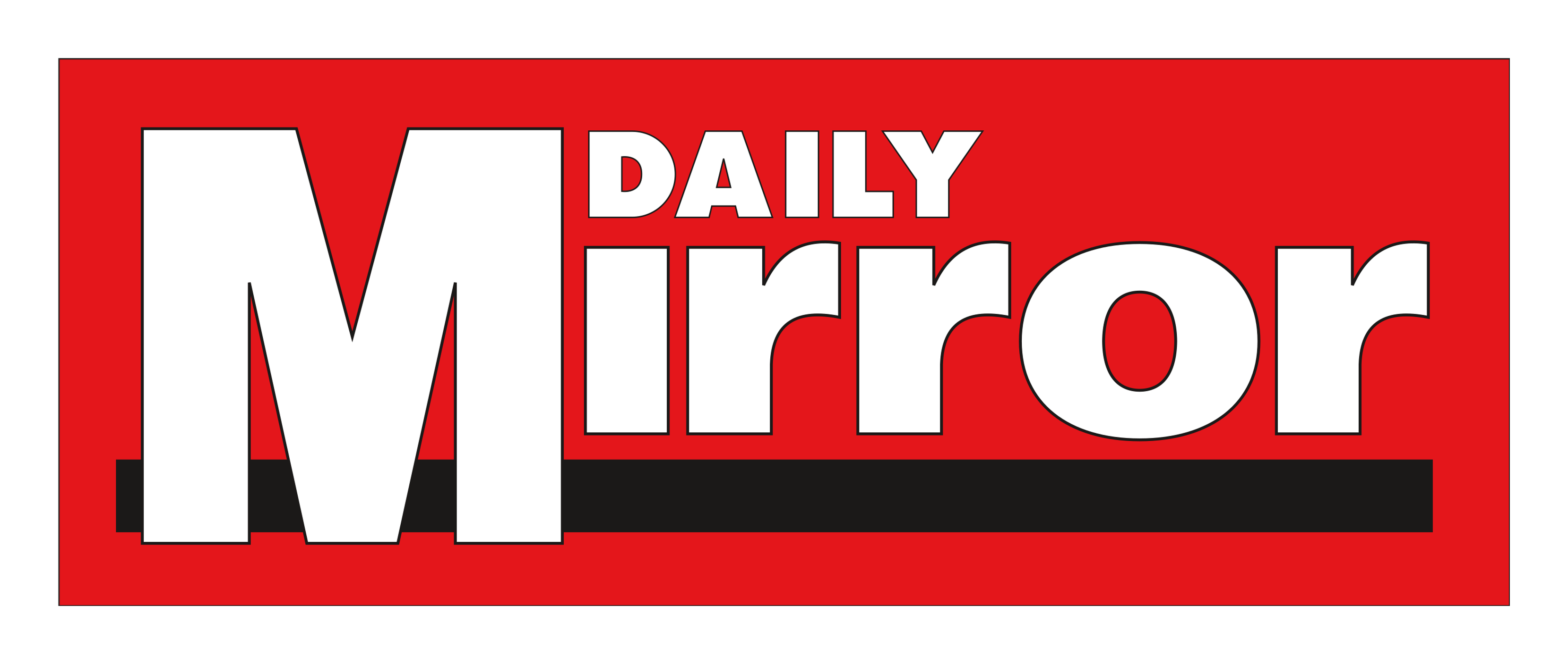 Daily Mirror logo on a transparent background