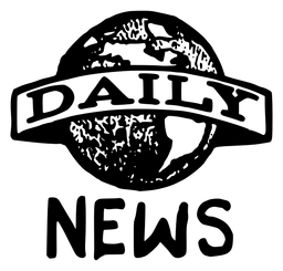 Daily News logo, black icon version, on a transparent background
