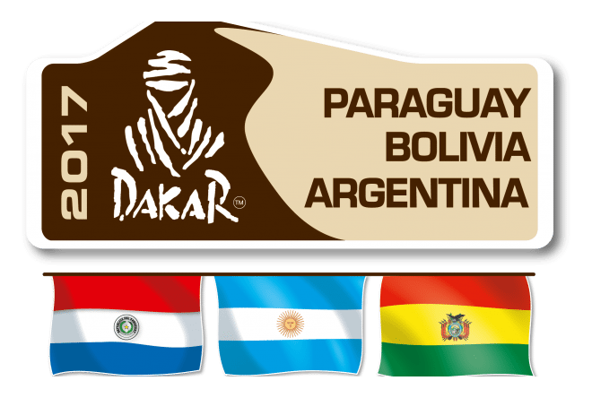 Dakar Rally logo on a transparent background
