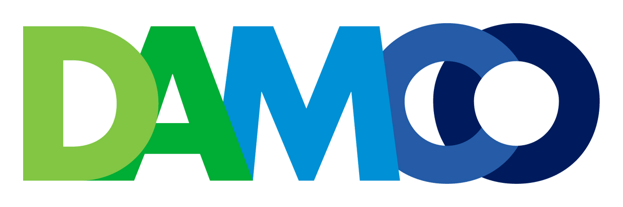 Damco logo on a transparent background