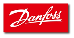 Danfoss logo, horizontal version, on a transparent background