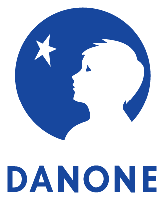 Danone logo, icon version, on a transparent background
