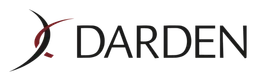 Darden logo, black wordmark version, on a transparent background