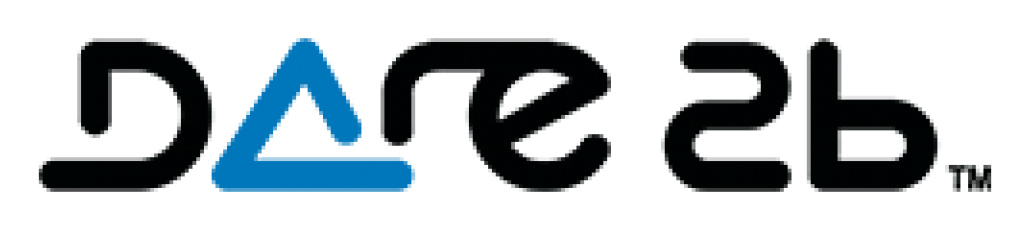 Dare2b logo on a transparent background