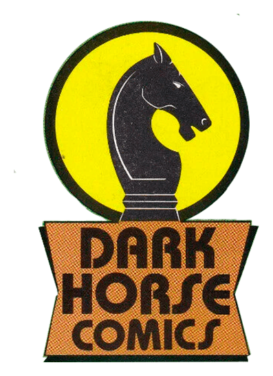 Dark Horse Comics logo, horizontal version, on a transparent background
