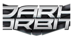 Logo da Darkorbit, versão monocromático, em fundo transparente