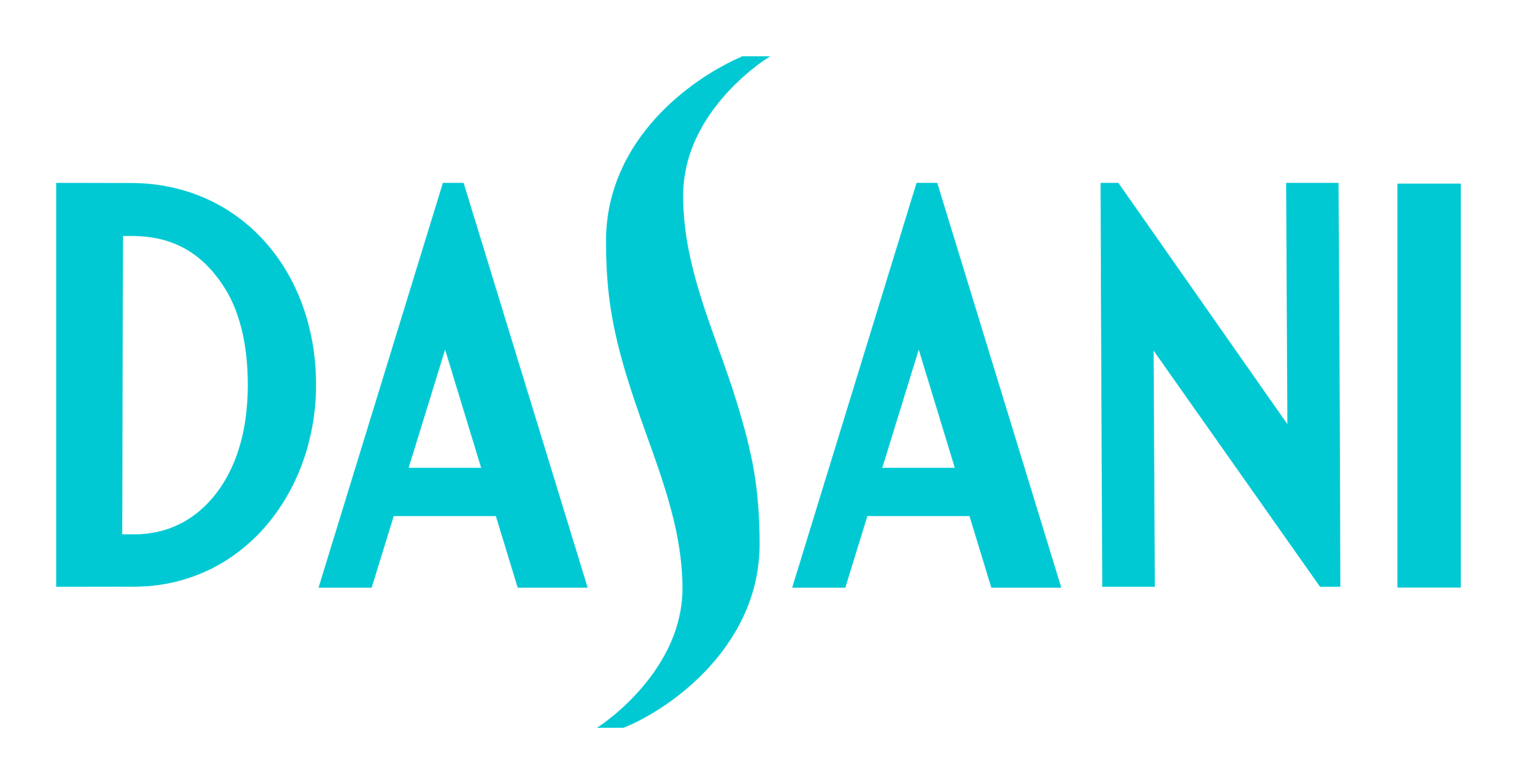 Dasani logo on a transparent background