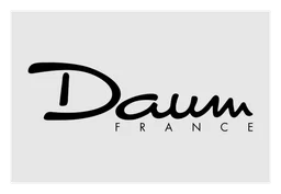 Daum logo, white version, on a transparent background