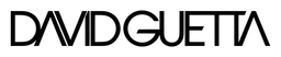 David Guetta logo, black wordmark version, on a transparent background