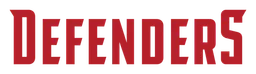 DC Defenders logo, wordmark version, on a transparent background