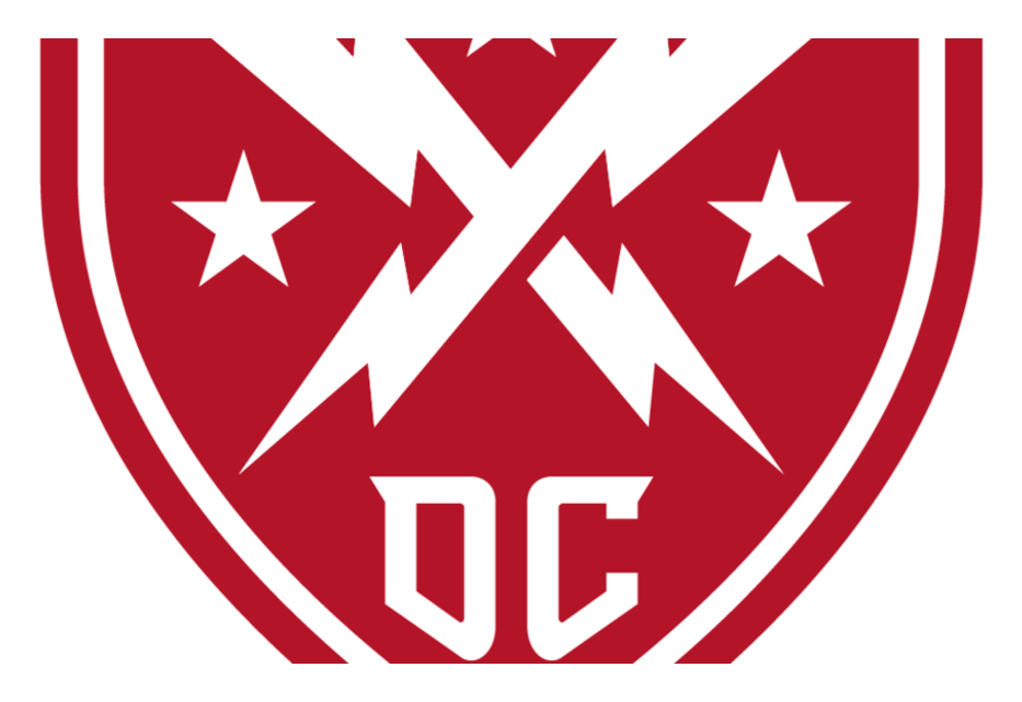 DC Defenders logo on a transparent background
