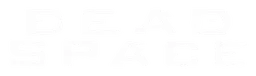 Logo da Dead Space, versão logotipo branco, em fundo transparente