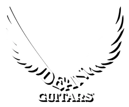 Dean Guitars logo, white icon version, on a transparent background