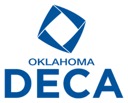 Deca logo, horizontal version, on a transparent background