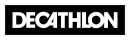 Decathlon logo, black wordmark version, on a transparent background