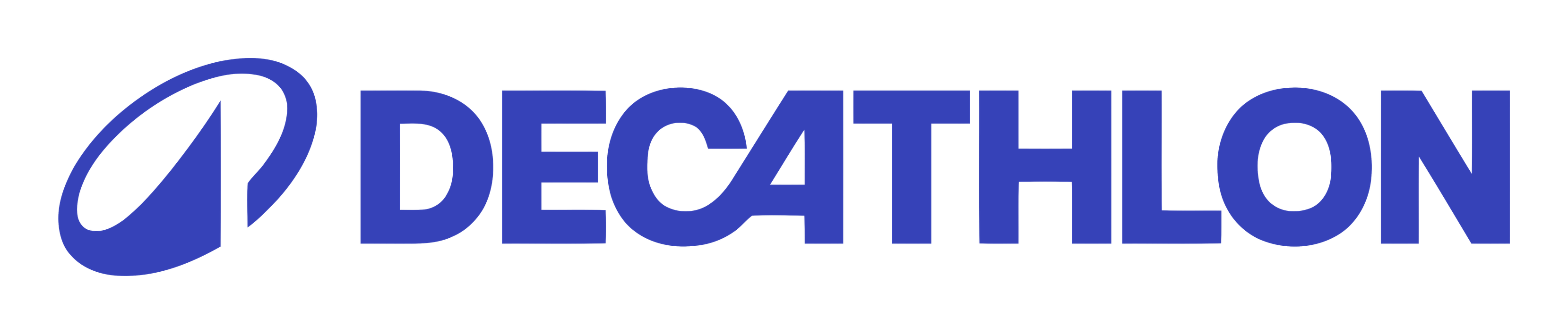 Decathlon logo on a transparent background