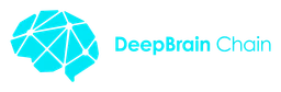 Deepbrain Chain logo, wordmark version, on a transparent background