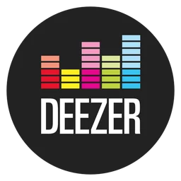 Deezer logo, icon version, on a transparent background