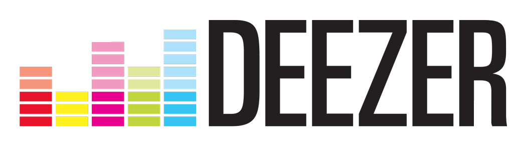 Deezer logo on a transparent background