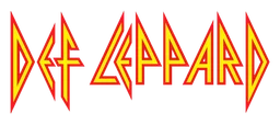 Def Leppard logo, wordmark version, on a transparent background