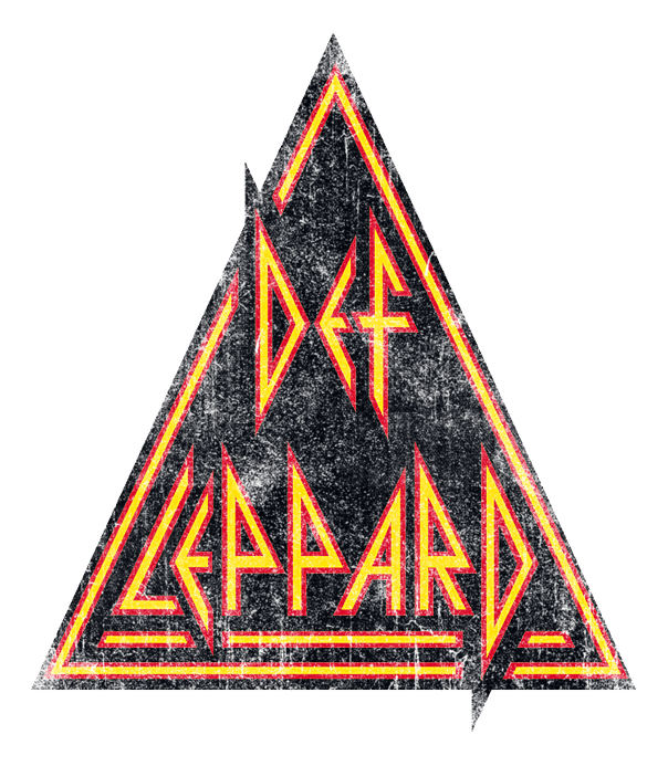 Def Leppard logo on a transparent background