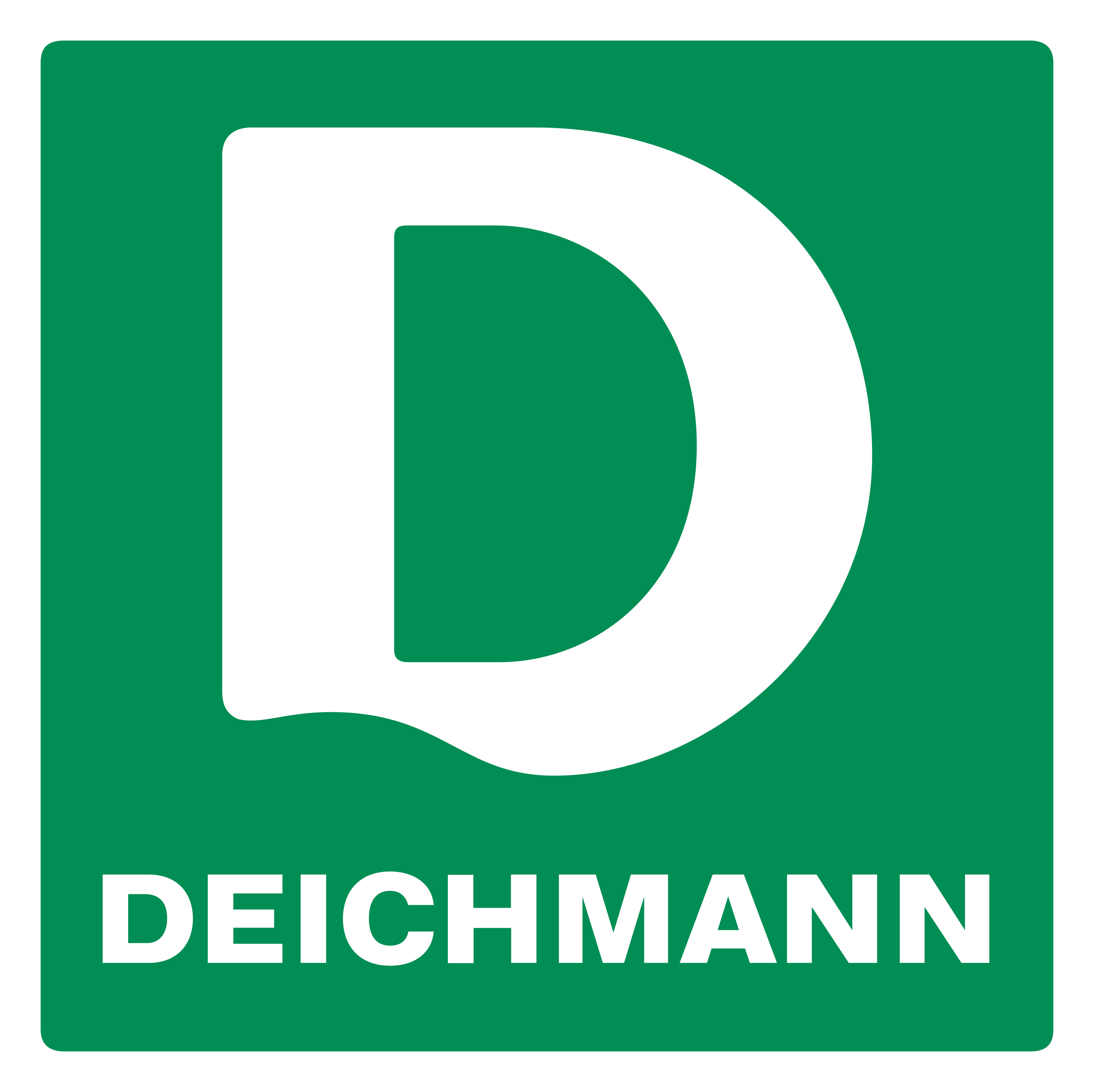 Deichmann logo on a transparent background
