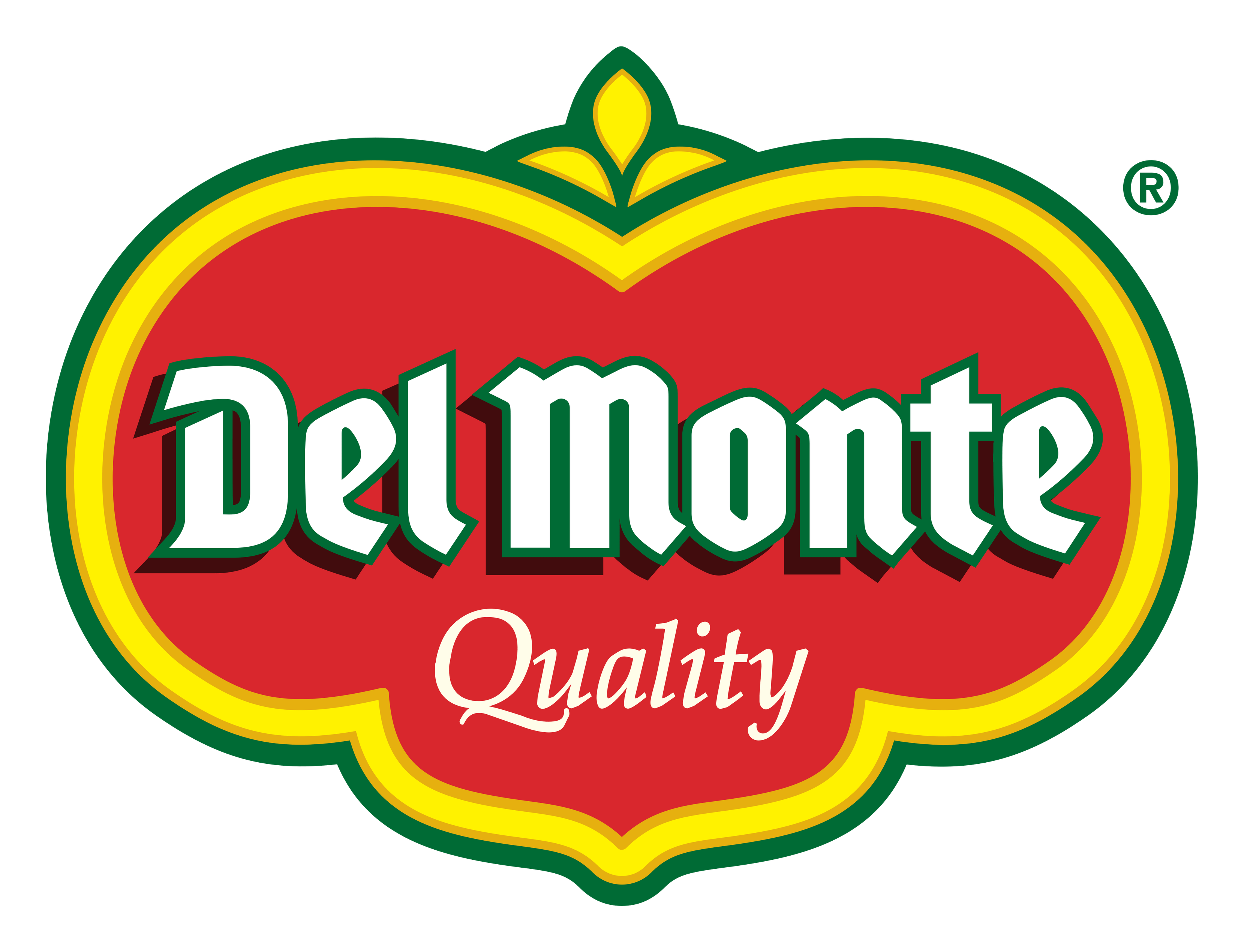 Del Monte logo on a transparent background