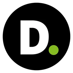 Deloitte logo, black icon version, on a transparent background