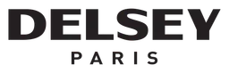 Delsey logo, black wordmark version, on a transparent background