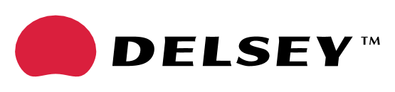 Delsey logo on a transparent background