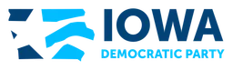 Logo da Democratic Party, versão logotipo, em fundo transparente