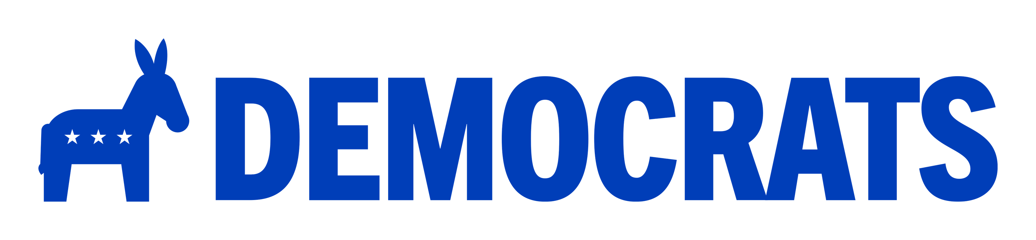 Logo da Democratic Party em fundo transparente