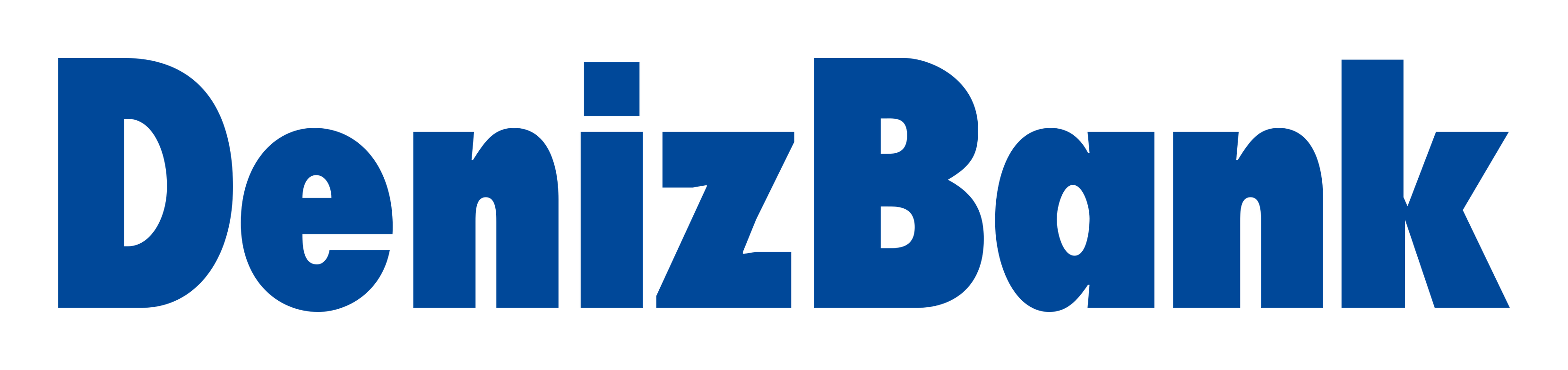 Denizbank logo on a transparent background