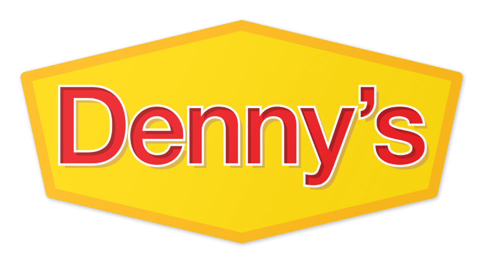 Dennys logo on a transparent background