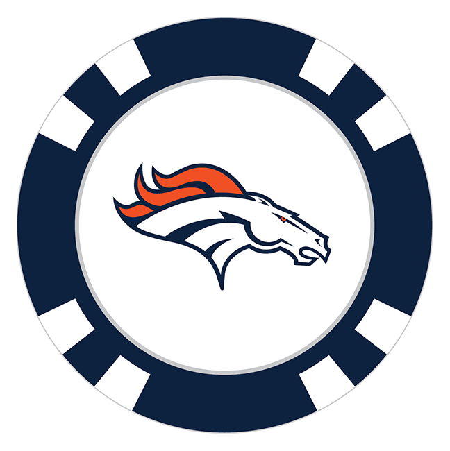 Denver Broncos logo, icon version, on a transparent background