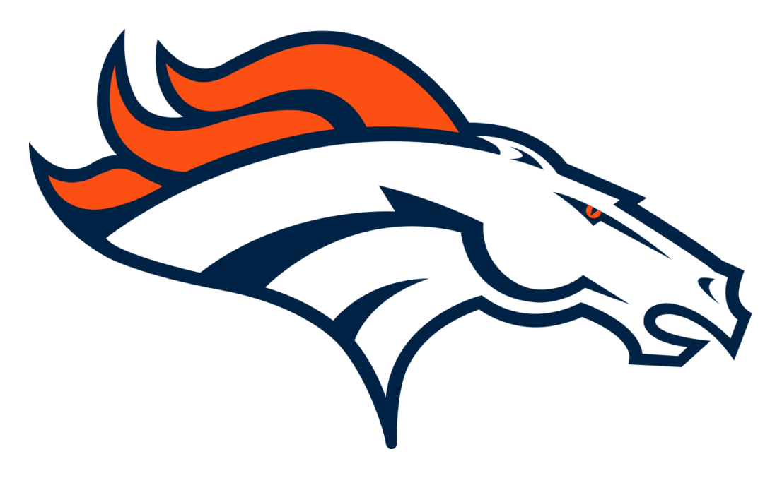 Denver Broncos logo on a transparent background