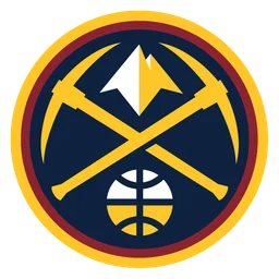 Denver Nuggets logo, icon version, on a transparent background