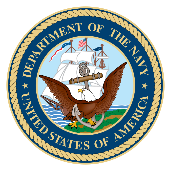 Department of the Navy logo on a transparent background