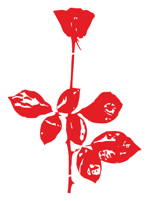 Depeche Mode logo on a transparent background