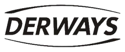 Derways logo, black wordmark version, on a transparent background