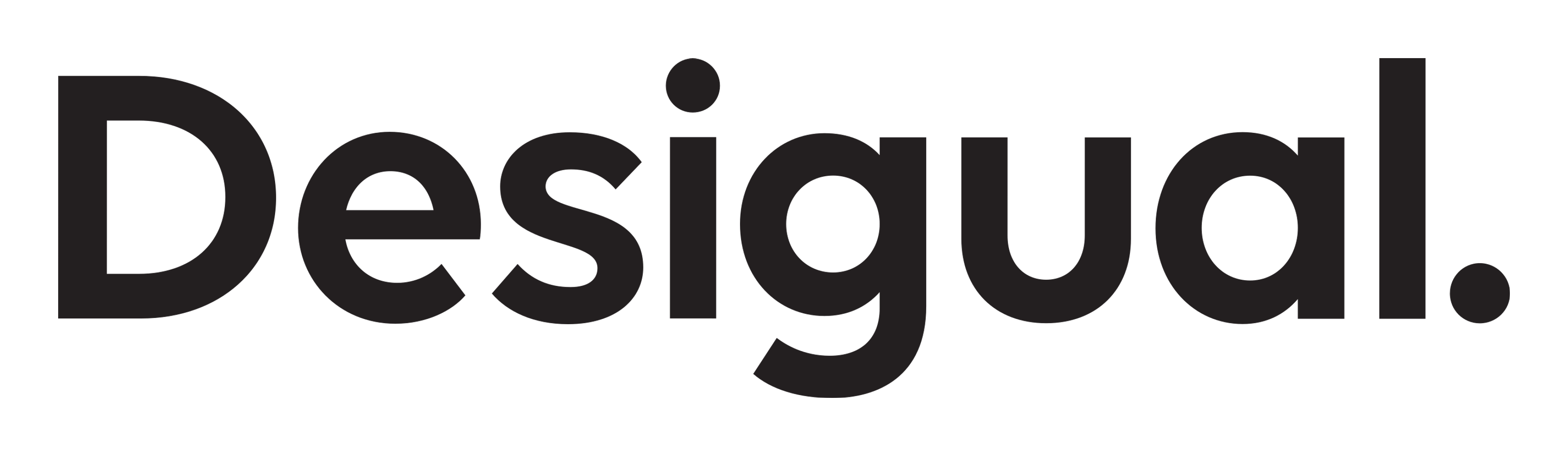 Desigual logo on a transparent background