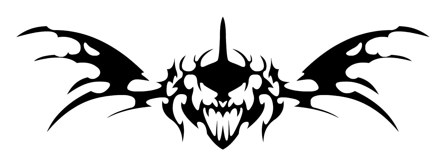 Dethklok logo on a transparent background