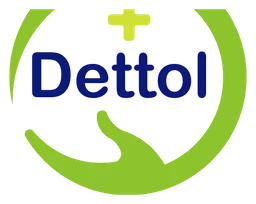 Dettol logo, horizontal version, on a transparent background