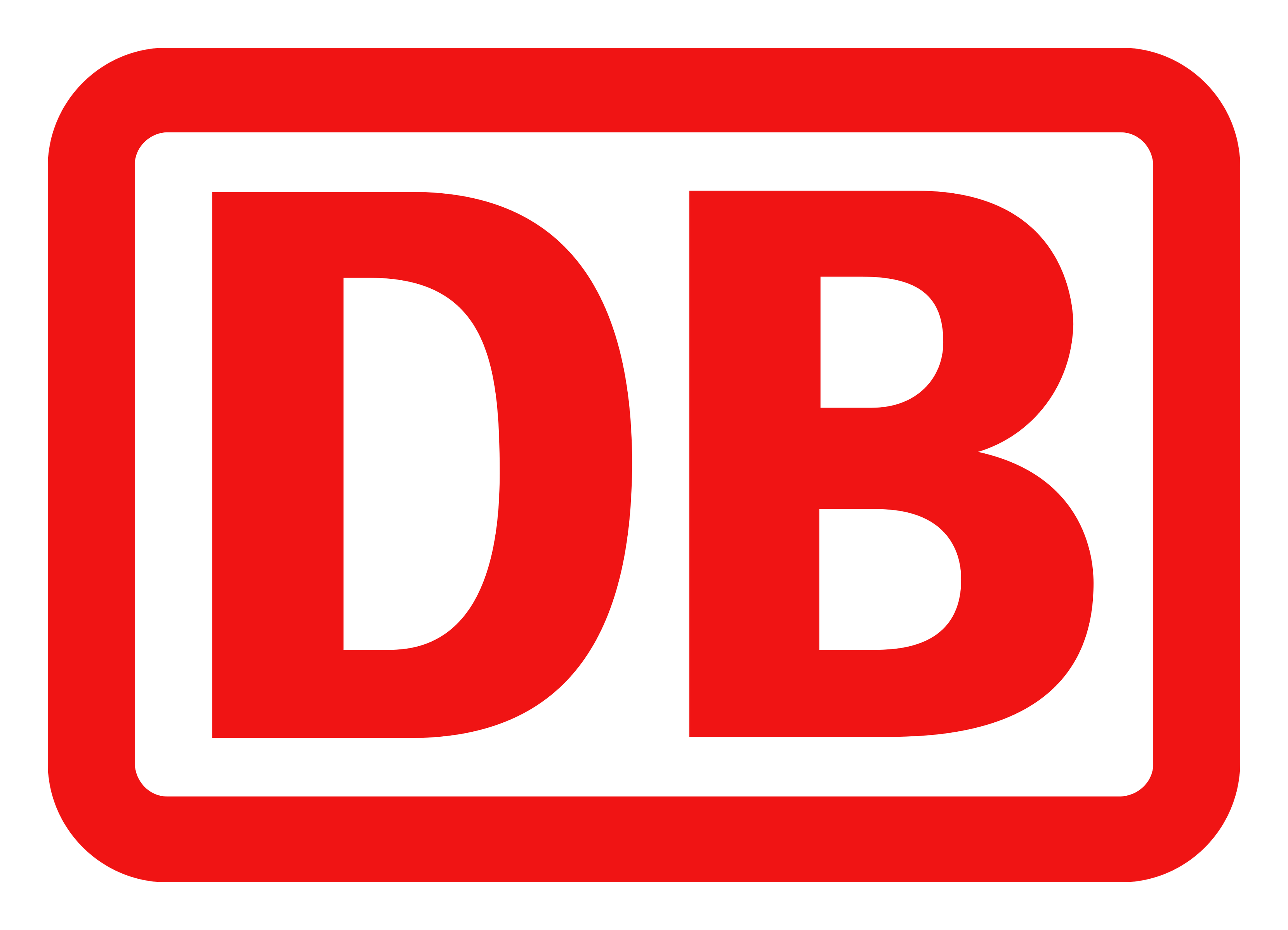 Deutsche Bahn logo on a transparent background