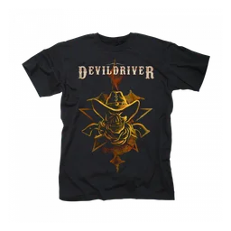Devildriver logo, black icon version, on a transparent background